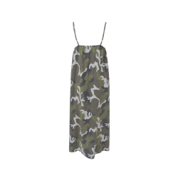 Minna stropkjole Black Colour, camouflage