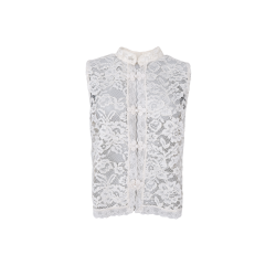 Rosa napoleon top Black Colour, off white