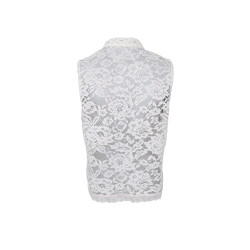 Rosa napoleon top Black Colour, off white