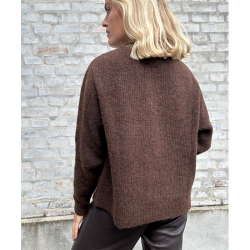 Deby cardigan Sibin Linnebjerg, coffee