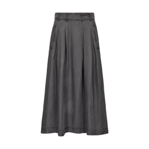 Anya denim pleat skirt Co'Couture, mid grey