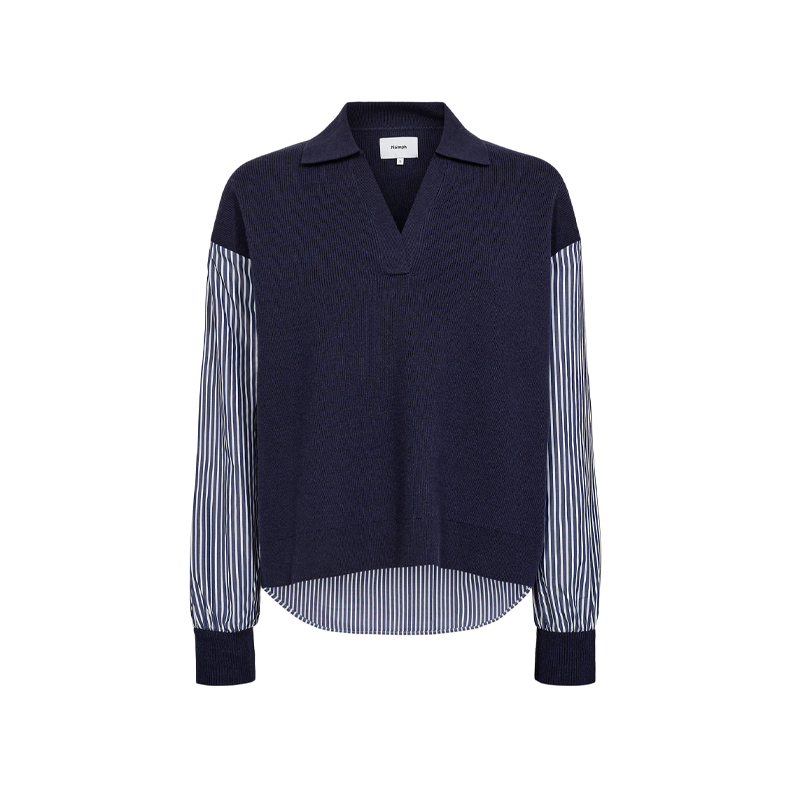 Numarsy pullover Nmph, dark sapphire