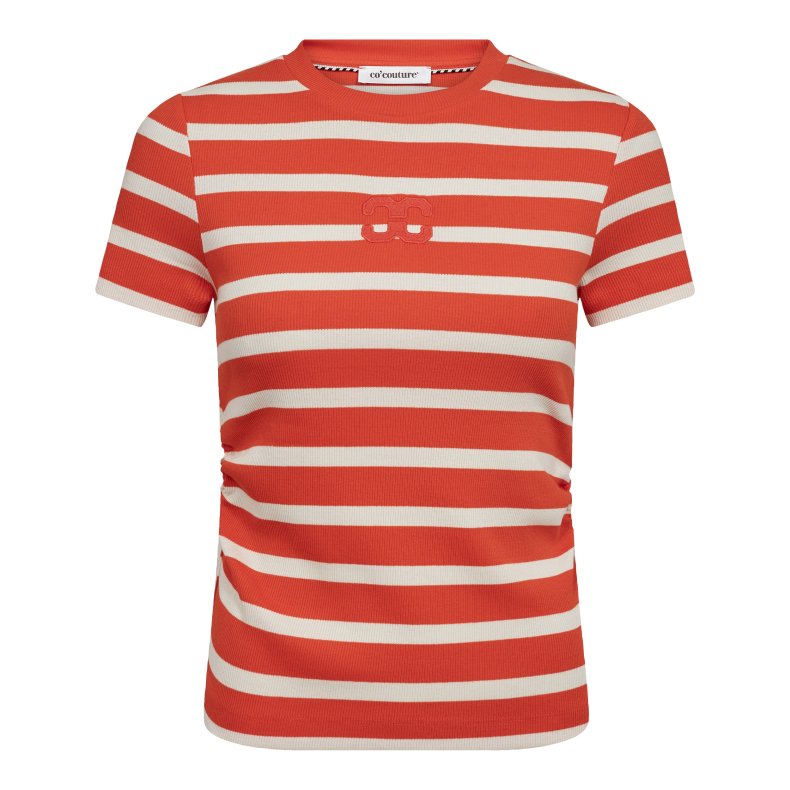 GrannyCC Gathering stripe tee Co'couture, flame