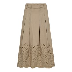 Poppy pleat scallop skirt Co'Couture, mushroom