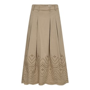 Poppy pleat scallop skirt Co'Couture, mushroom