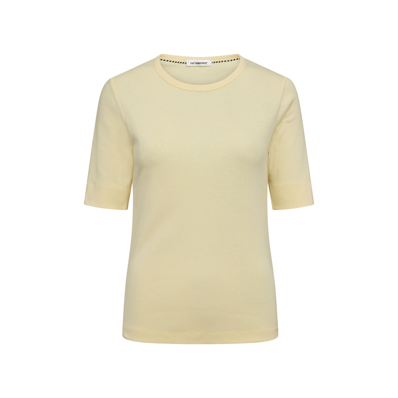 Granny ss tee Co'Couture, pale yellow