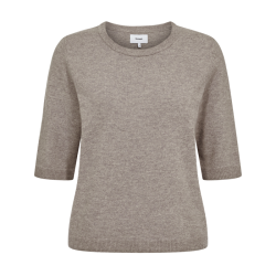 Nukally ss pullover Nmph, taupe gray