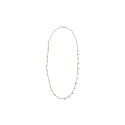 Marrtine necklace Black Colour, blue mix