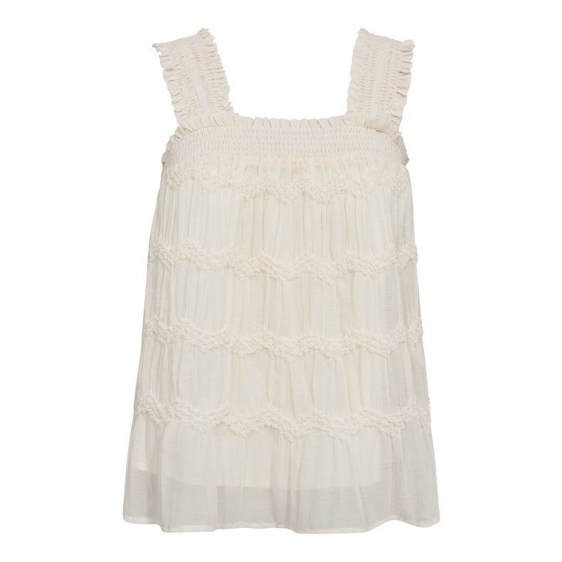 Jerry smock strap top Co'Couture, off white