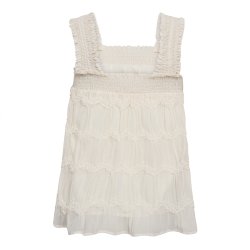 Jerry smock strap top Co'Couture, off white