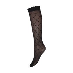 Knee high logo socks Hype the Detail, black