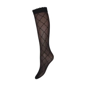 Knee high logo socks Hype the Detail, black