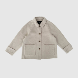 Lucia mel wool jacket Withblack, taupe