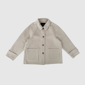 Lucia mel wool jacket Withblack, taupe