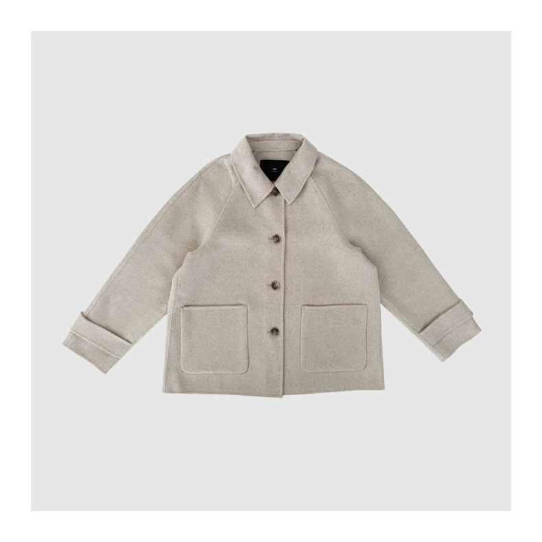 Lucia mel wool jacket Withblack, taupe