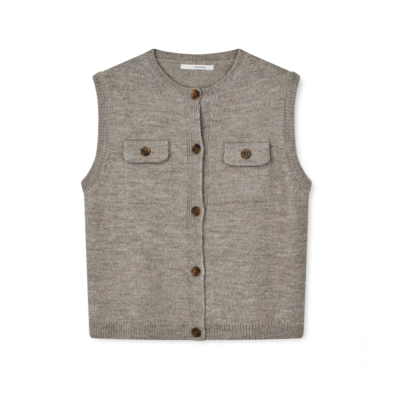 Windsor vest Sibin Linnebjerg, sand