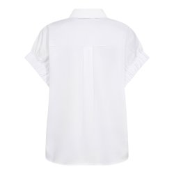 Poppy elastic cuff ss shirt Co'Couture, white