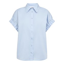 Poppy elastic cuff ss shirt Co'Couture, pale blue