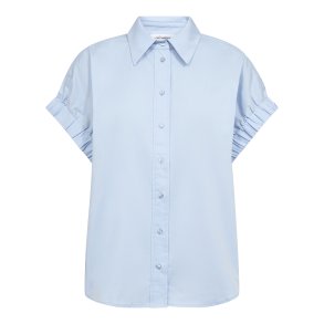 Poppy elastic cuff ss shirt Co'Couture, pale blue
