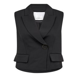 Alini wrap vest Co'Couture, black