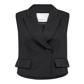 Alini wrap vest Co'Couture, black