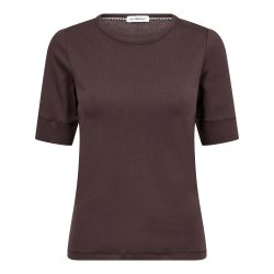 Granny ss tee Co'Couture, chocolate plum