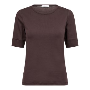 Granny ss tee Co'Couture, chocolate plum