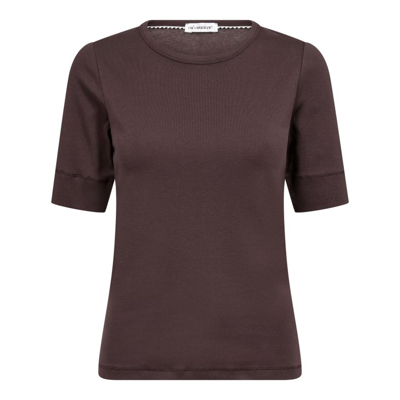 Granny ss tee Co'Couture, chocolate plum