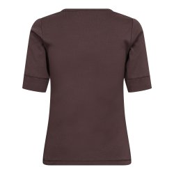 Granny ss tee Co'Couture, chocolate plum