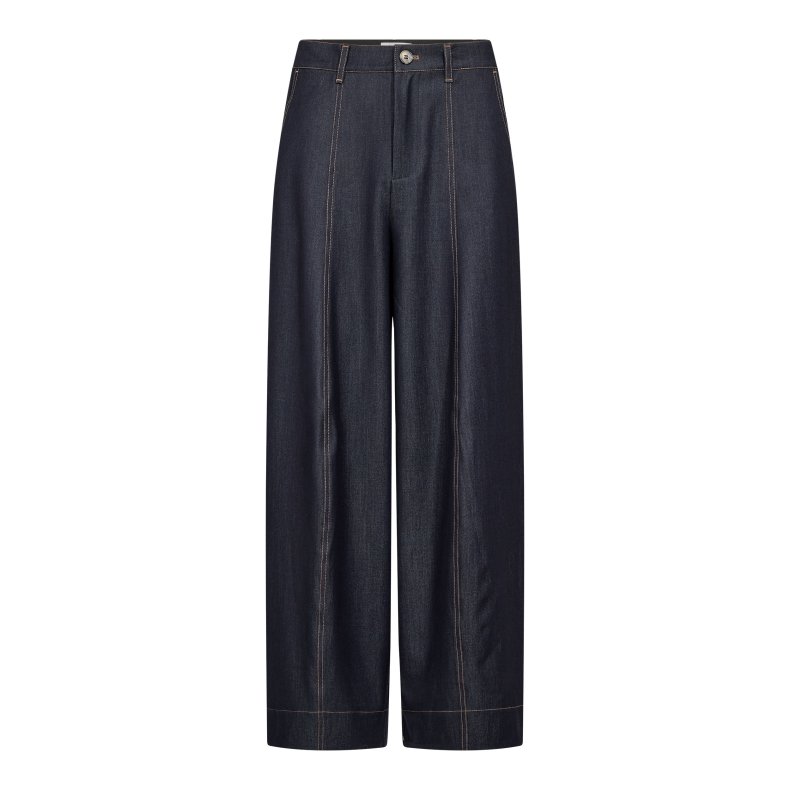 Terry barrel pant Co'Couture, navy denim