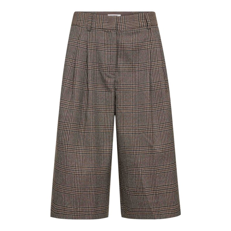 Veyacc check bermunda Co'Couture, brown
