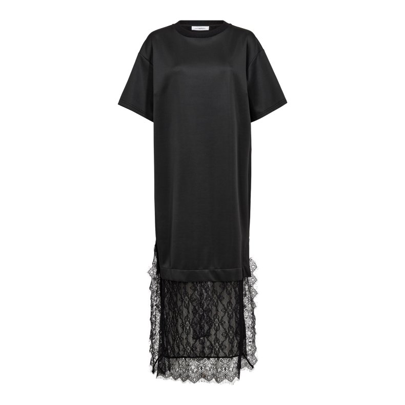 Larson mix lace dress CoCouture, black