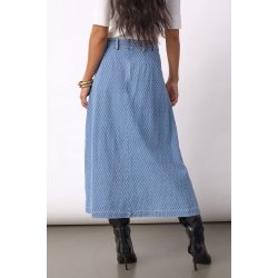 Anto anya pleat skirt Co'Couture, light denim