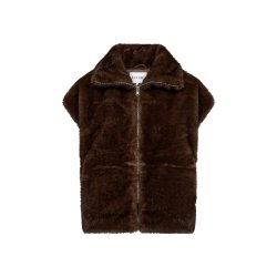Ulle 2 waistcoat Levet� Room, coffee bean 