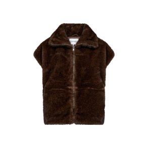 Ulle 2 waistcoat Levet� Room, coffee bean 