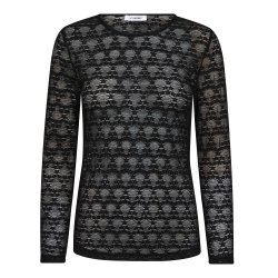 Barie o-neck blouse Co'Couture, black