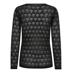 Barie o-neck blouse Co'Couture, black