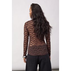 Penola o-neck blouse Co'Couture, brown