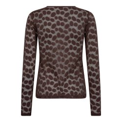Penola o-neck blouse Co'Couture, brown