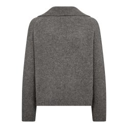 Roger ls polo knit Co'Couture, grey melange