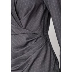 Lyvia pin wrap dress Co'Couture, mid grey