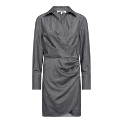 Lyvia pin wrap dress Co'Couture, mid grey