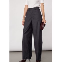 Elora check barrel pant Co'Couture, dark grey