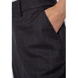 Elora check barrel pant Co'Couture, dark grey