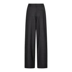 Elora check barrel pant Co'Couture, dark grey