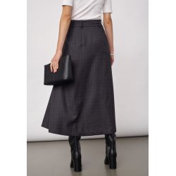 Elora check pleat skirt Co'Couture, dark grey