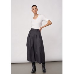 Elora check pleat skirt Co'Couture, dark grey