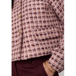 Tika boucle jacket Co'Couture, dusty rose