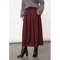 Terry pleat skirt Co'Couture, wine red