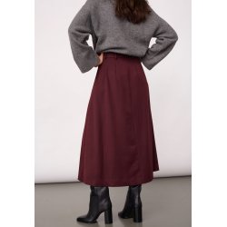 Terry pleat skirt Co'Couture, wine red